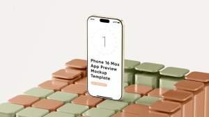 Videohive Phone 16 Max App Preview Screen Template Product Promo template preview