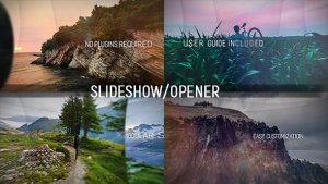 The Layers Slideshow Video Displays template preview