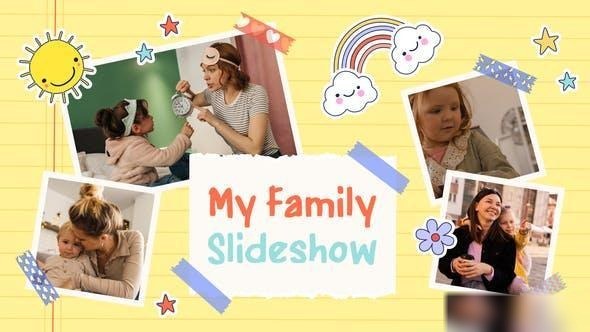 Videohive Family Slideshow 50380733 Openers template preview