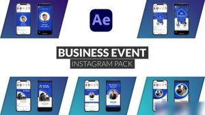 Videohive Business Event Instagram Pack for After Effects Openers template preview