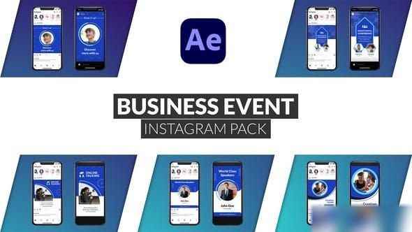 Videohive Business Event Instagram Pack for After Effects Openers template preview