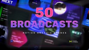 Videohive 50 Broadcast Scenes | After Effects Broadcast-packages template preview