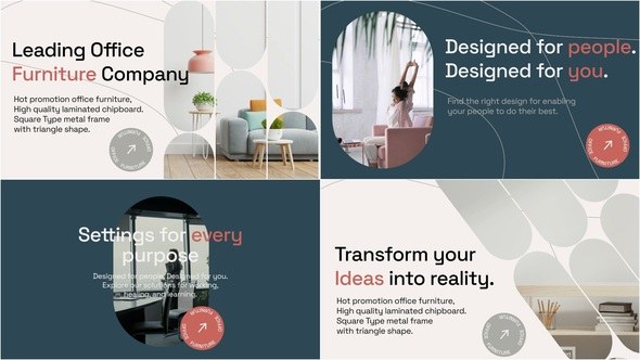 Videohive Office Furniture Promo 38269287 Product Promo template preview
