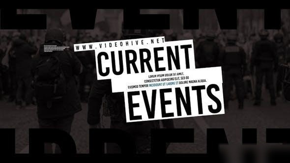 Videohive Current Events Openers template preview