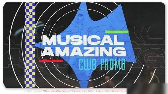 Videohive Music Club Promo Openers template preview