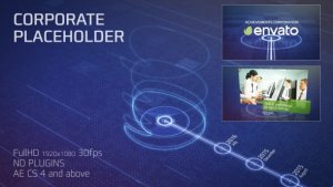 Videohive Placeholder For Achievements Corporation Video Displays template preview