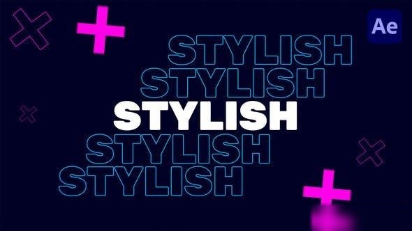 Videohive Stylish Typography Intro 39144929 Openers template preview
