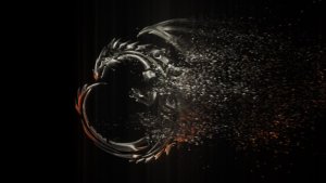 Elegant Particle Logo Video Displays template preview