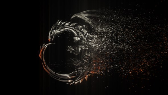 Elegant Particle Logo Video Displays template preview