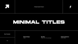 Videohive Minimal Titles | AE 42948399 Titles template preview