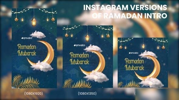 Videohive Ramadan Intro || Instagram version || Eid Ramadan template preview