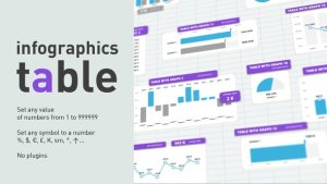 Videohive Infographics table Infographics template preview