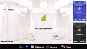 Videohive CoffeeTime Logo Stings template preview