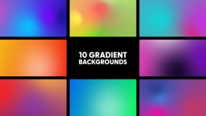 Videohive Gradient Backgrounds 41941853 Elements template preview