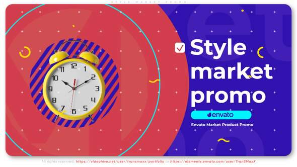 Videohive Style Market Promo 30943631 Product Promo template preview