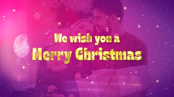 Videohive Christmas Wishes 49356938 Video Displays template preview