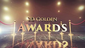 Videohive 3D Golden Awards Openers template preview