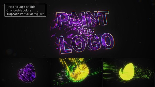 Videohive Paint The Logo Logo Stings template preview