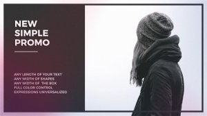 Simple Promo Video Displays template preview