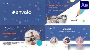 Videohive Kids Slideshow | After Effects Openers template preview