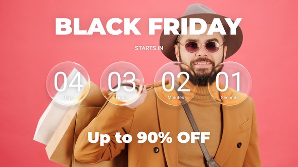 Videohive Liquid Countdown Timers Elements template preview