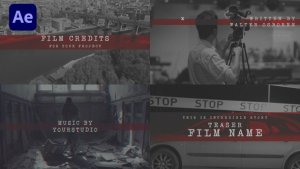 Videohive Film Credits for After Effects Openers template preview