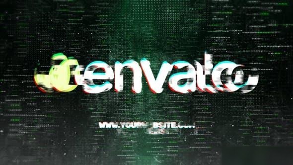 Videohive Glitch Logo Reveal 38413407 Logo Stings template preview