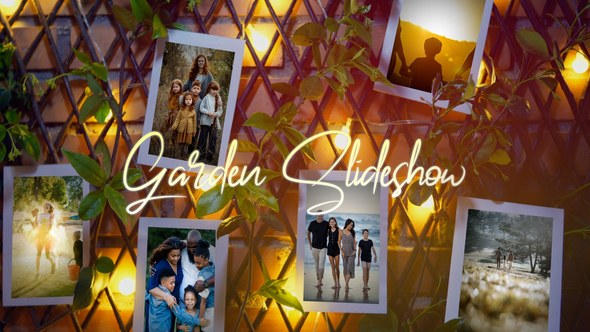 Videohive Garden Nights Slideshow Video Displays template preview