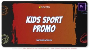 Kids Sport Promo Premiere Pro template preview