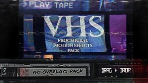 Videohive Procedural Distortion Effects For After Effects | VHS Overlays, VCR, Retro CRT, Old TV Filters Elements template preview