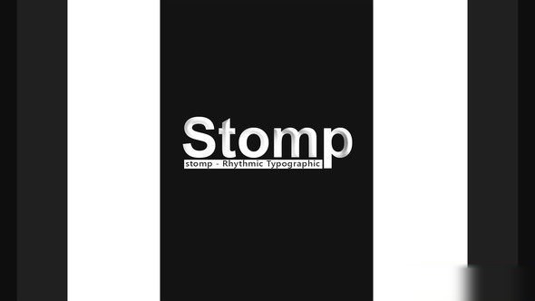 Videohive Stomp - Rhythmic Typographic