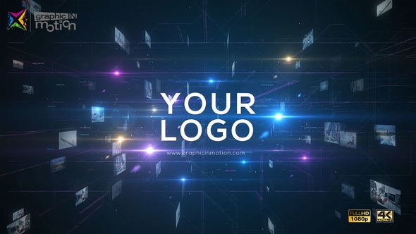 Videohive Fly through Digital Network Opener Openers template preview