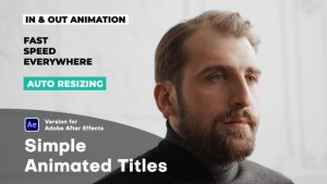 Videohive Simple Animated Titles Titles template preview