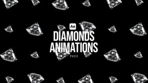 Videohive Diamonds Animations Pack Elements template preview