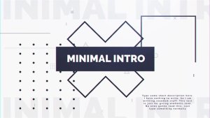 Videohive Minimal Intro Openers template preview