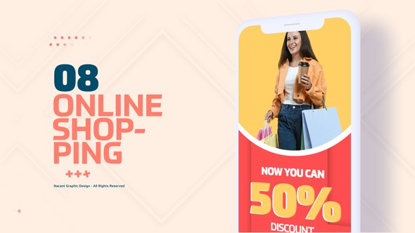Videohive Online Shopping Storie Elements template preview