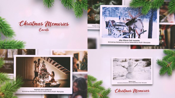 Videohive Christmas Memories 29476766 Video Displays template preview
