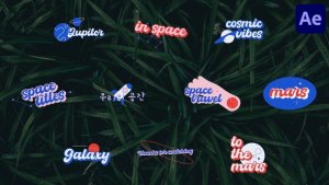 Videohive Galaxy Titles for After Effects Titles template preview