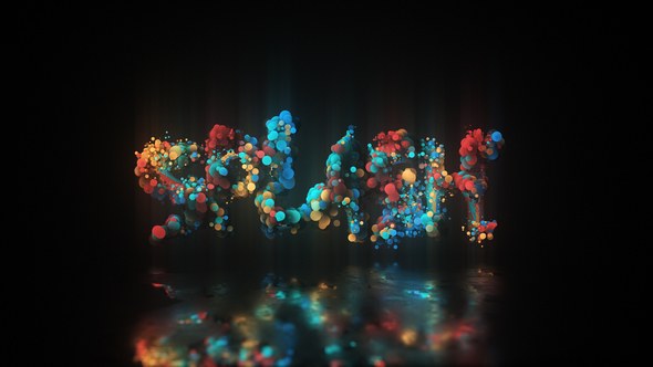 Videohive Glow Particle Logo Logo Stings template preview