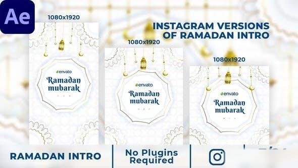 Videohive Instagram Ramadan Intro Ramadan template preview