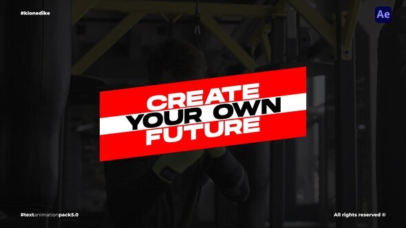 Videohive Text Animation 5.0 Titles template preview