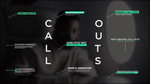 Videohive Call Outs | After Effects 43074419 Titles template preview