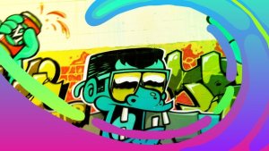 Cartoon Gradient Transitions Video Displays template preview