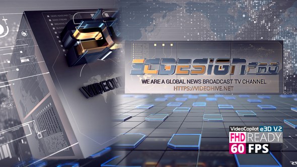 Videohive News Ident V1 Logo Stings template preview