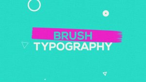 Videohive Brush Typography Promo Openers template preview