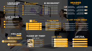 Videohive 15 List Titles | AE Titles template preview