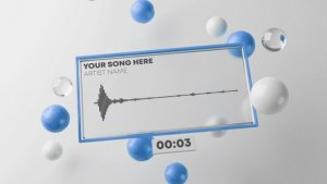 Fresh Audio React Music Visualizer 3D Video Displays template preview