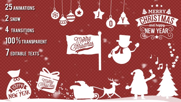 Videohive Christmas Kit Elements template preview