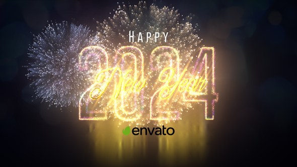 Videohive 2024 Happy New Year V2 Logo Stings template preview