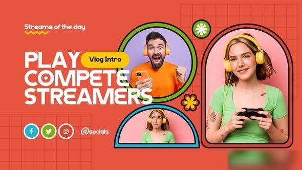 Videohive Youtube Vlog Intro 45859285 Openers template preview